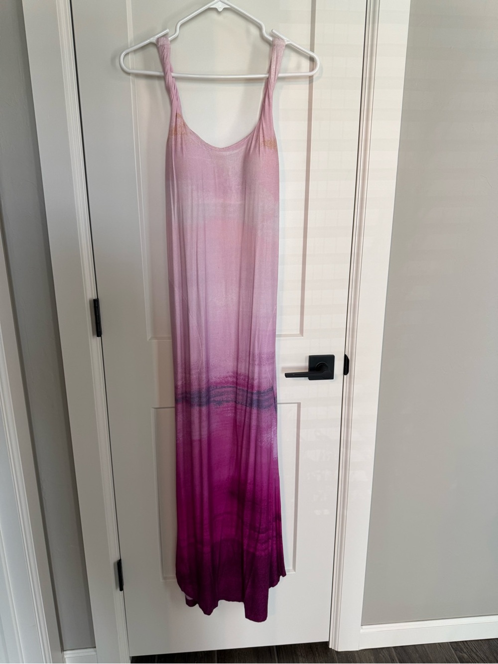 Soma Magenta Ombre Maxi Bra Dress